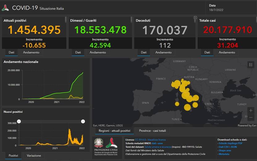 Coronavirus In Italia: Mappa, Dati E Statistiche Sui Contagi | Sky TG24